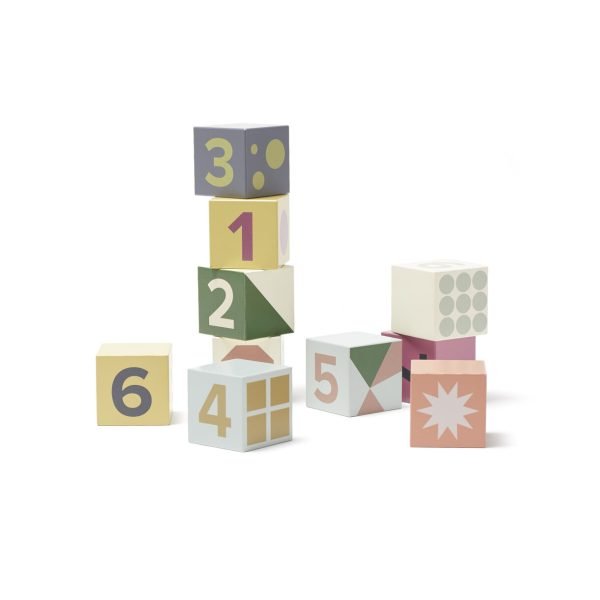 Kids Concept Cubes wood 10 pcs EDVIN