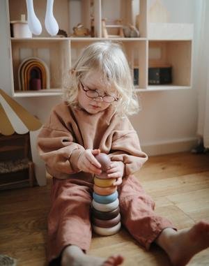 Stacking Rings Toy | Made in Denmark (Rustic)