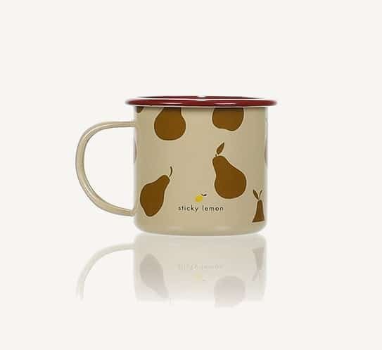 Enamel Mug - Farmhouse - Pear