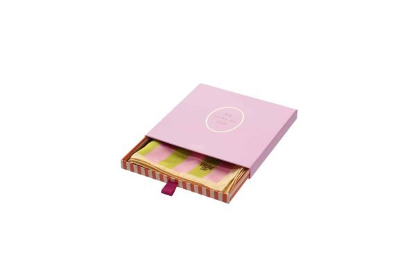 Silk Scarf (Pink-Green)