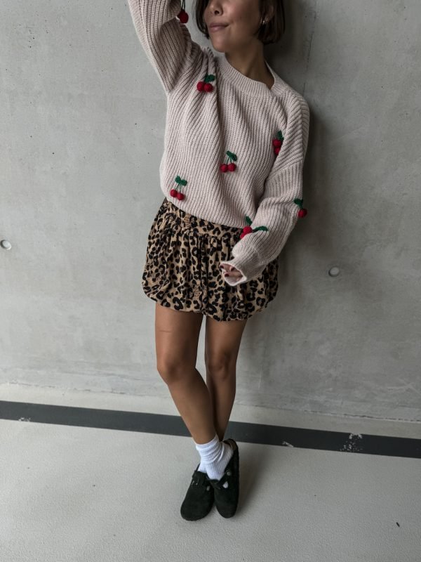 Leopard Balloon Mini skirt