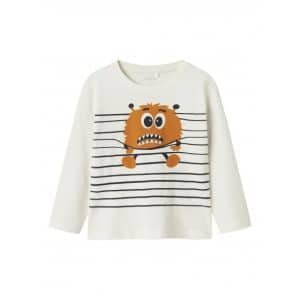 NAME IT T-shirt Monster Beige