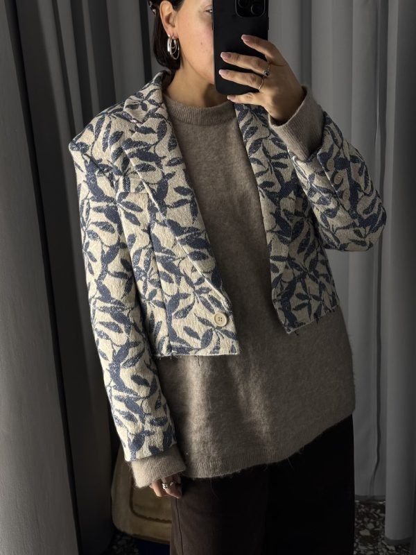 Tweed Cropped Blazer