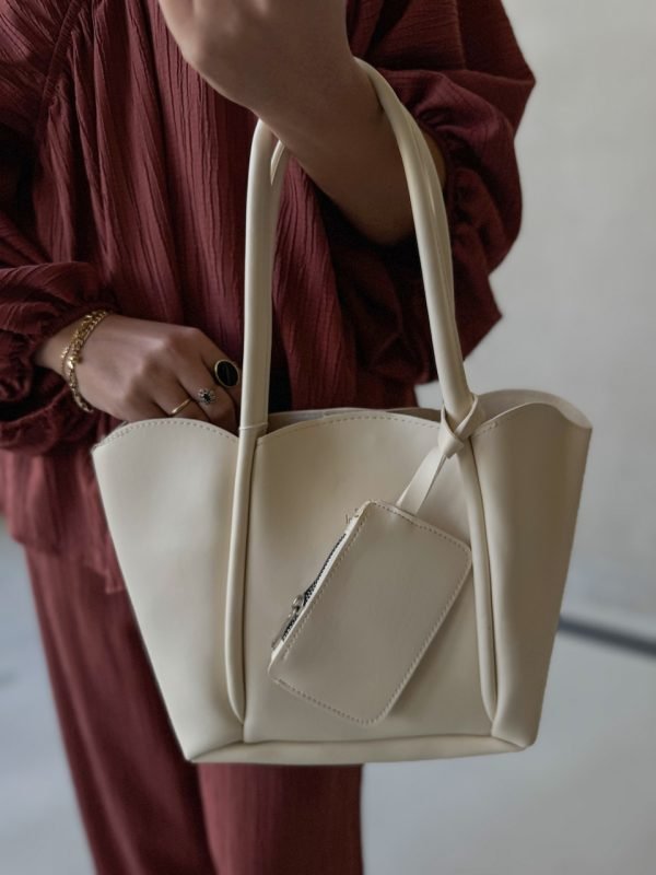 White Handbag