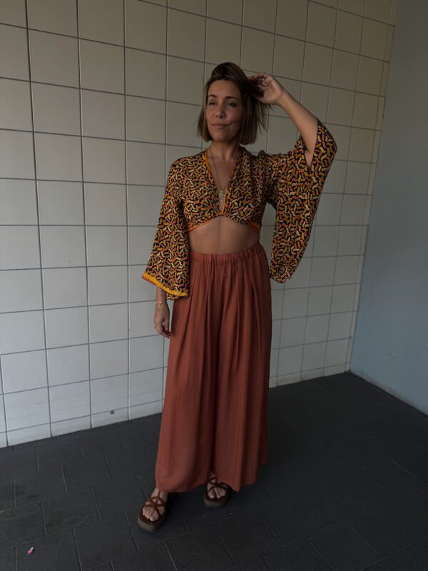 Tile Palazzo Pants