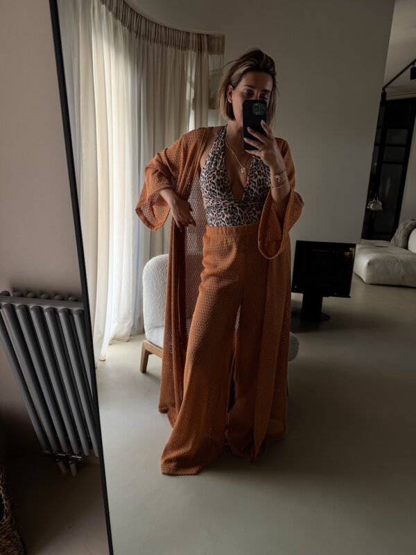 Orange Maxi Kimono