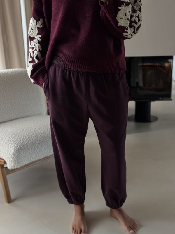 Burgundy Sweatpants