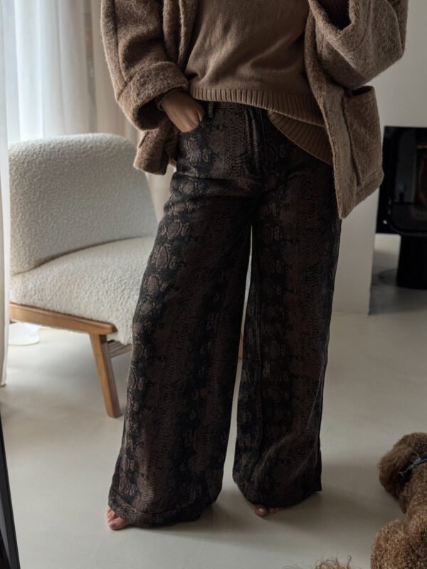 Snake Pattern Jeans