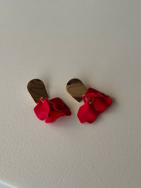 Red & Gold Earrings