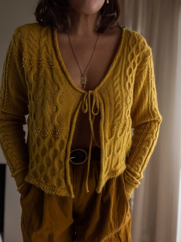 Yellow Mustard Cardigan