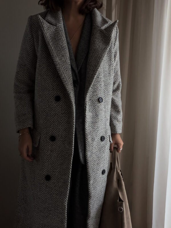 Fishbone Maxi Coat