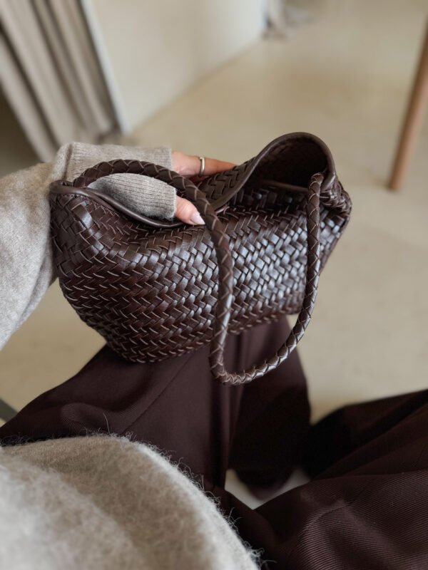 Brown Vegan Leather Shoulder bag