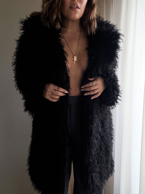 Black Faux Fur
