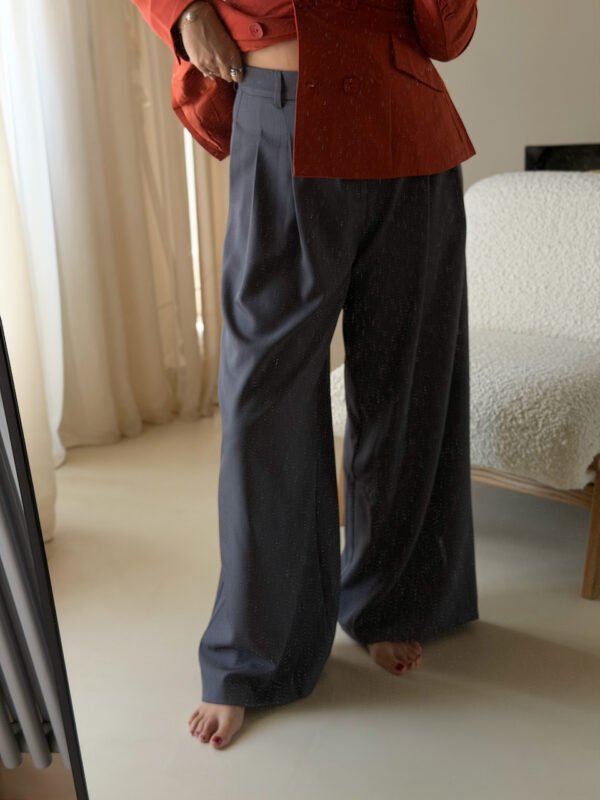 Grey Office Trousers