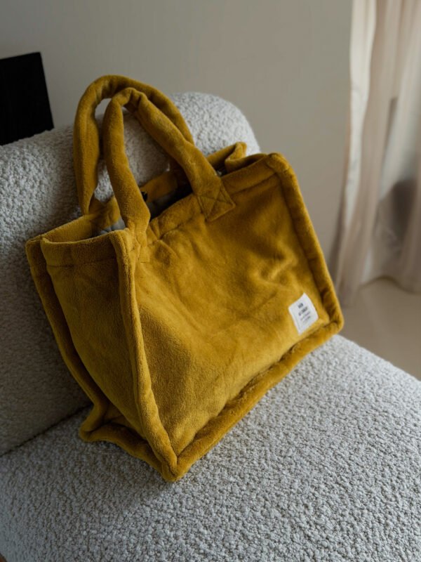Yellow Fluffy Bag