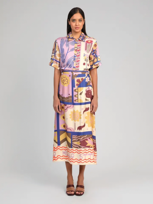 Rivila Midi Skirt Multi