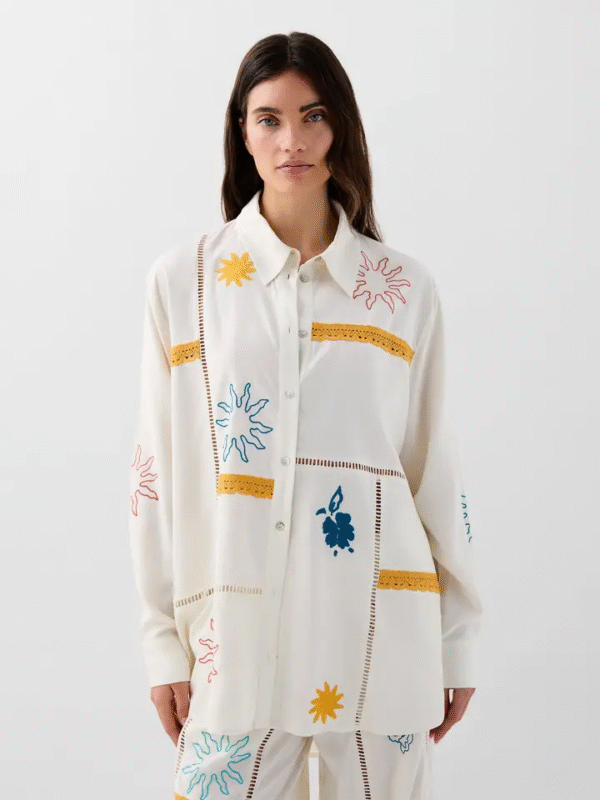 Relaxed Embroidered Shirt