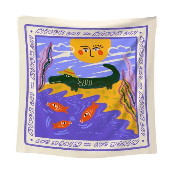 Medium Scarf River Day / the Classics