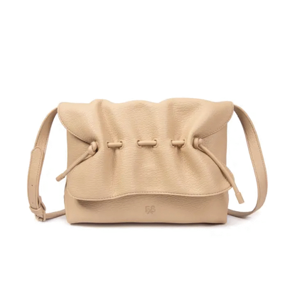 Fuji Sand Vegan Leather Shoulder Bag