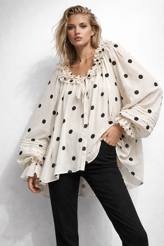 Polka Dot Blouse