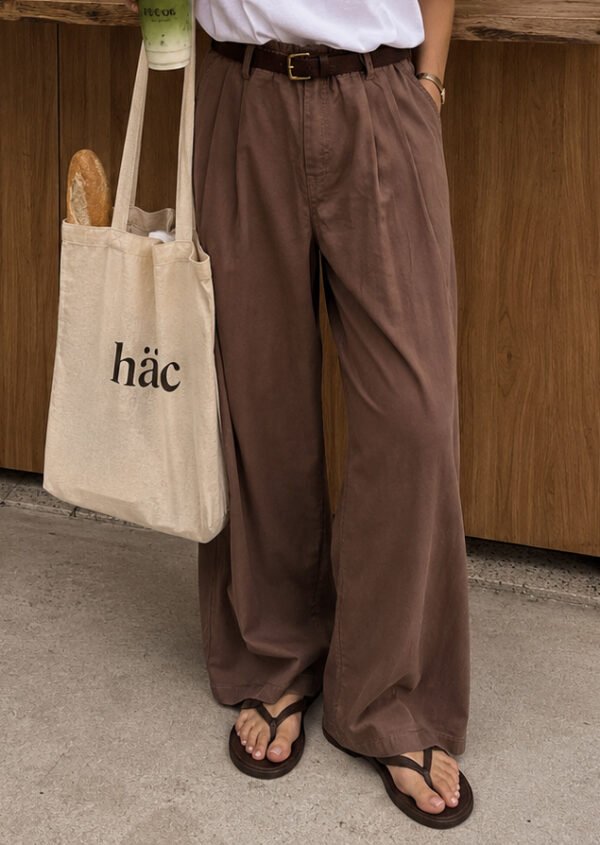 Mocha Wide Leg Pants