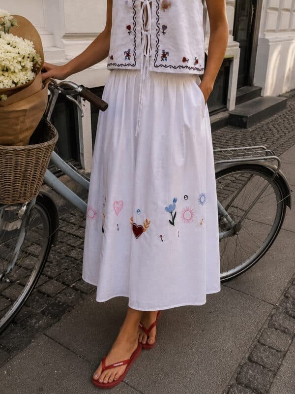 Folk Embroidery Skirt