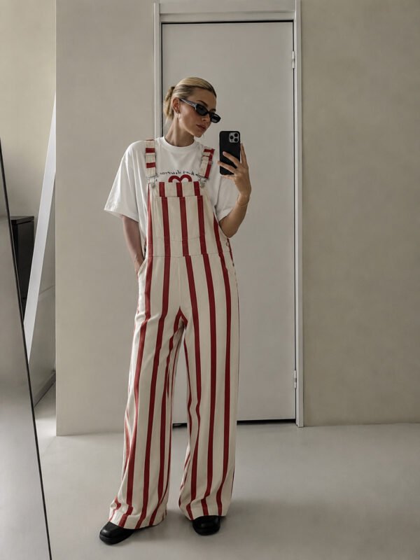 Striped Dungarees