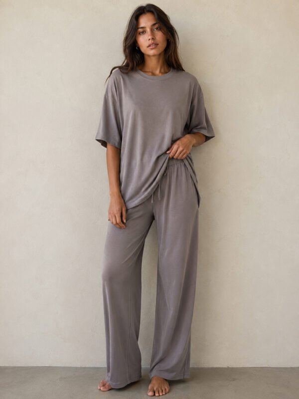 Minimal Comfort Set – Taupe Lounge Co-ord