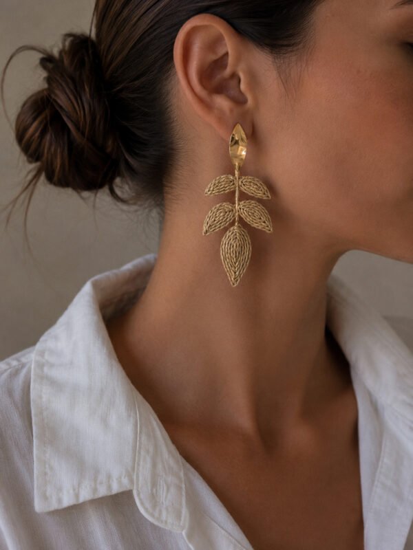 Golden Olive Earrings