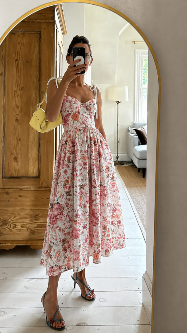 Romantic Bloom Midi Dress