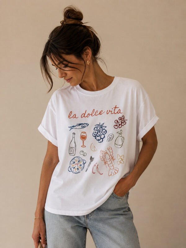 Oversized T-Shirt “La Dolce Vita”