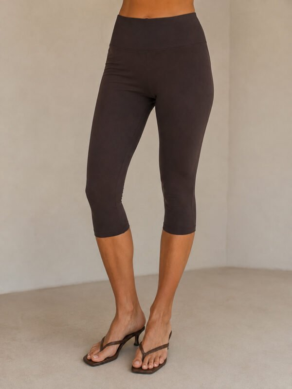 Brown Capri Leggings