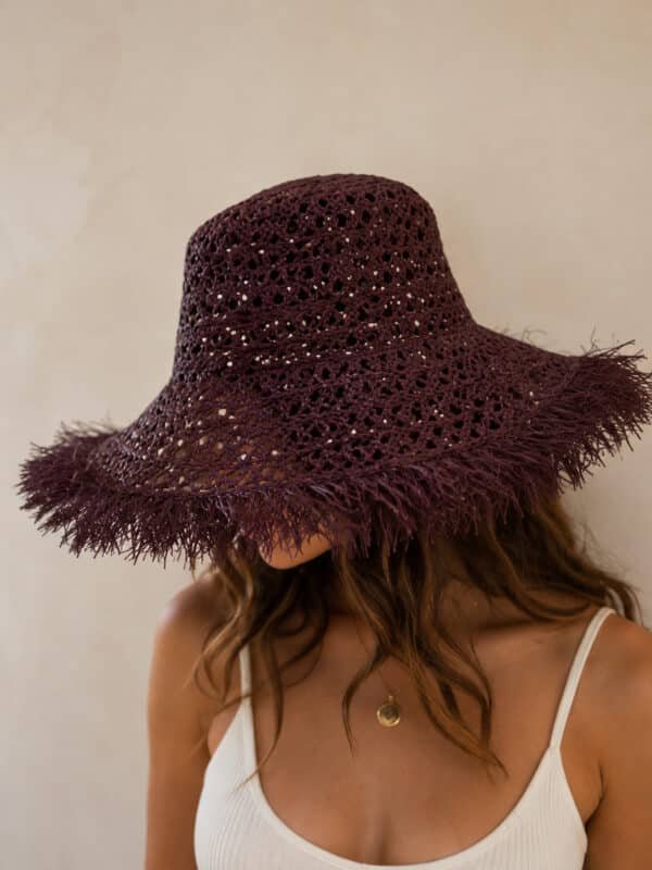 Boho Raffia Sun Hat