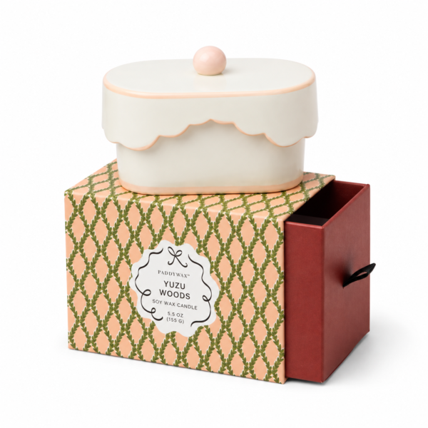 Yuzu Woods Soy wax Ceramic candle 155gr, Cherie - Paddywax