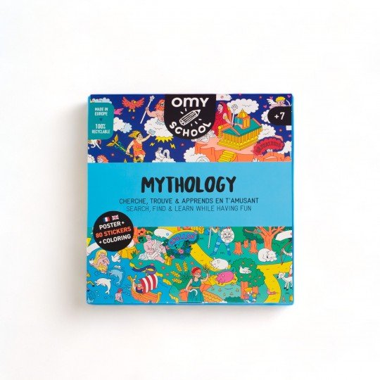 Omy - Αφίσα Γίγας Για Ζωγραφική Με Αυτοκόλλητα Mythology