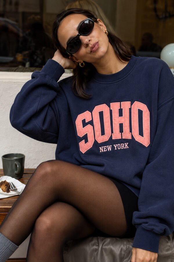 Navy “SOHO” Sweatshirt