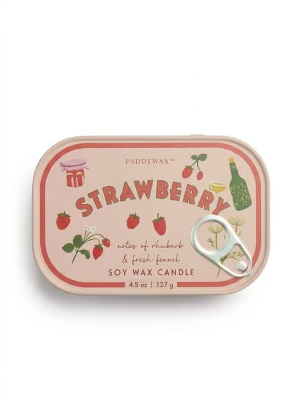 Bistro Κερί σε Μεταλλικό Δοχείο – Strawberry